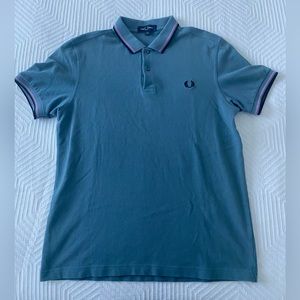Fred Perry Polo with tipped collar (M)